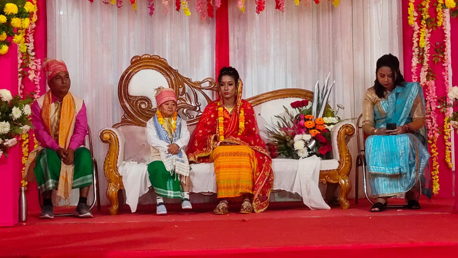 Maneswar Daimary's wedding ceremony