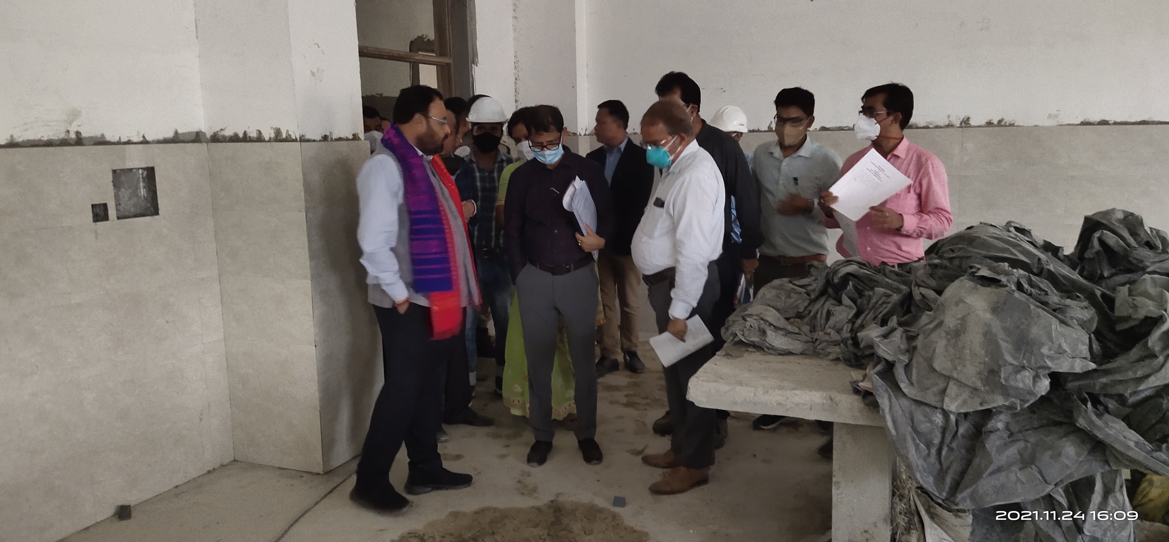 Health Minister Keshab Mahanta visits construction site of Kokrajhar Medical College and Hospital