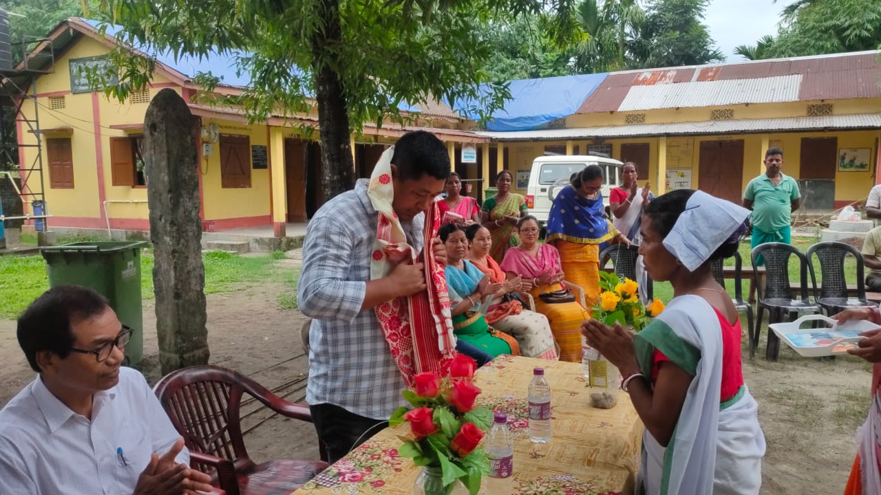 mla-lawrence-islary-laid-the-foundation-stone-at-kokrajhar