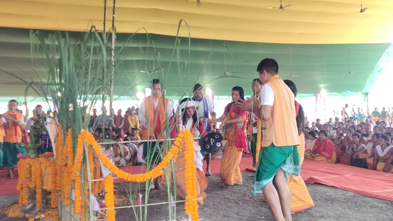 Bathou prayer and Kherai in Kokrajhar
