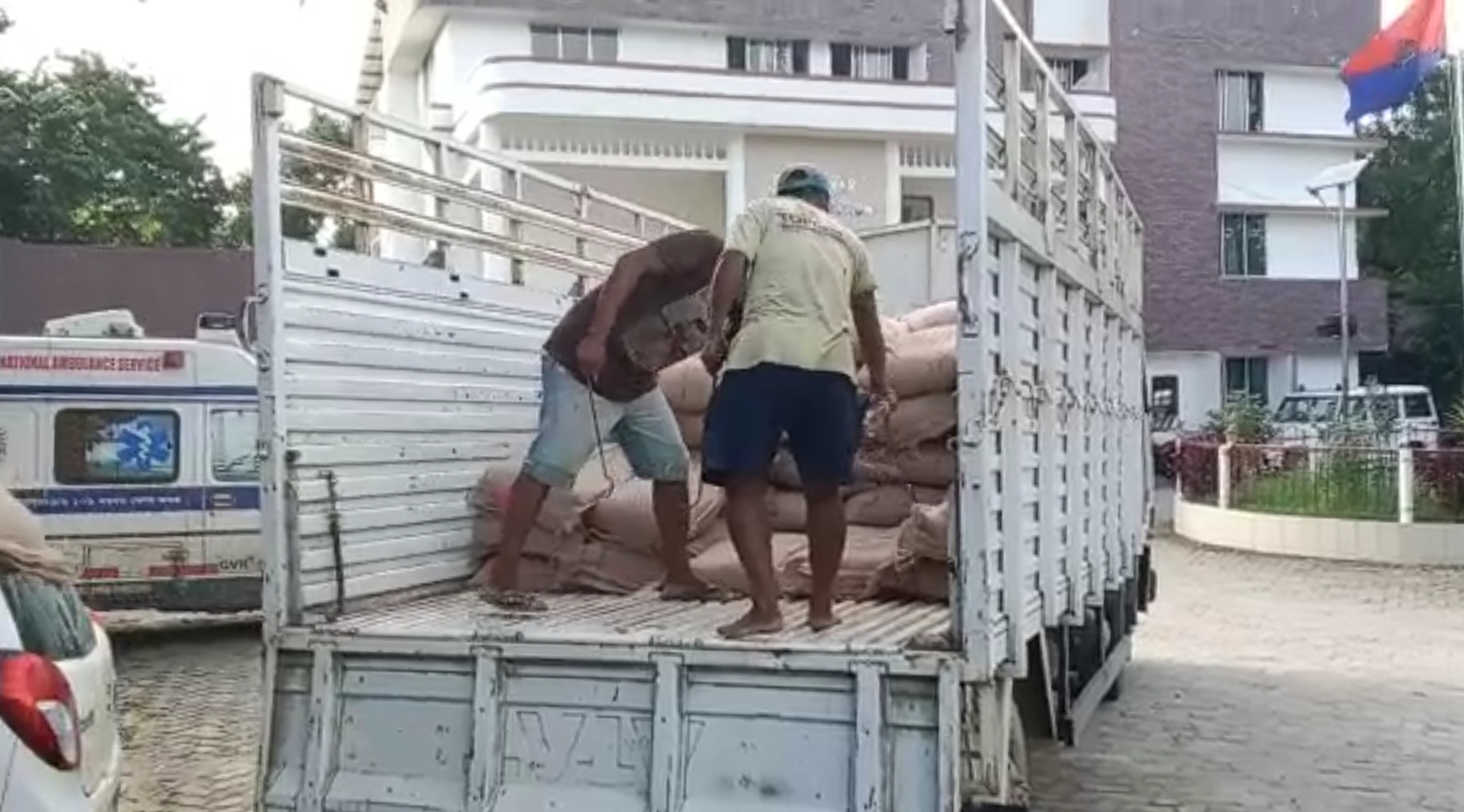 Illegal rice bags seized at Kokrajhar