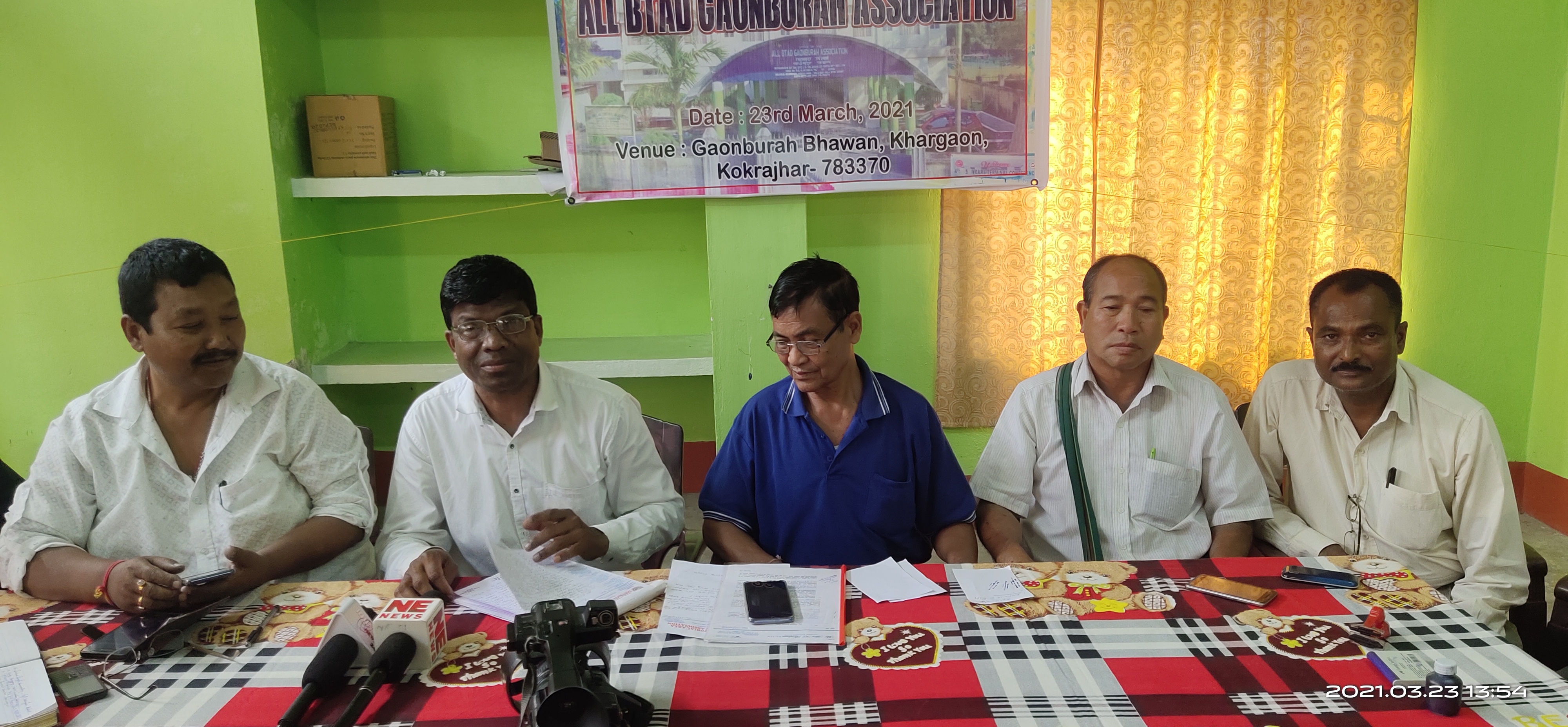 gaonburha association pressmeet