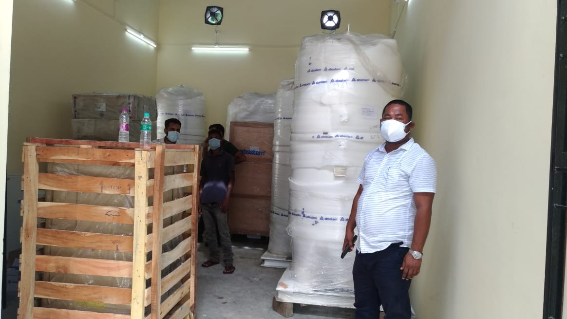 oxygen generator plant arrives in kokrajhar