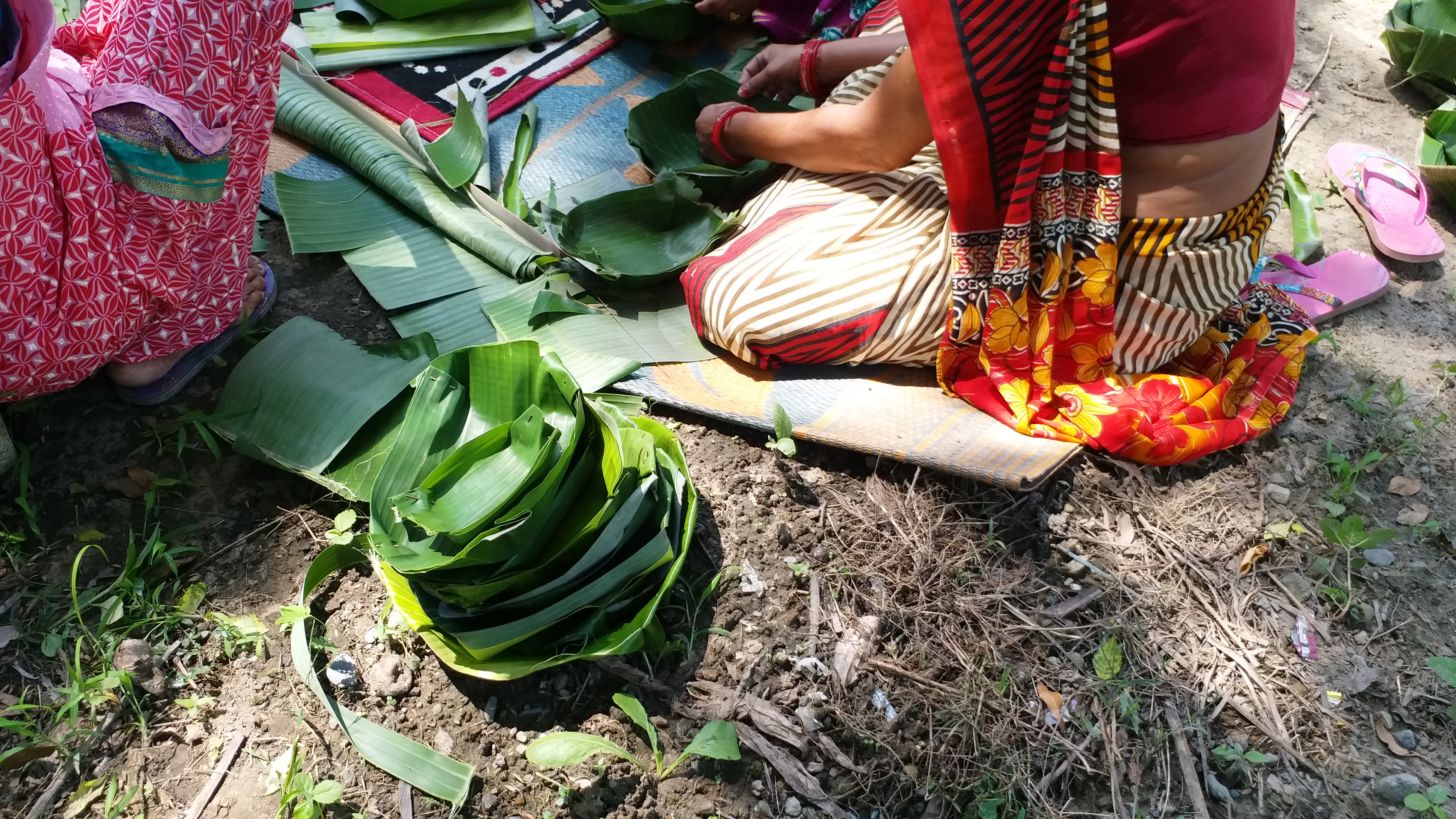 Banana Tree Plate Use at Baksa