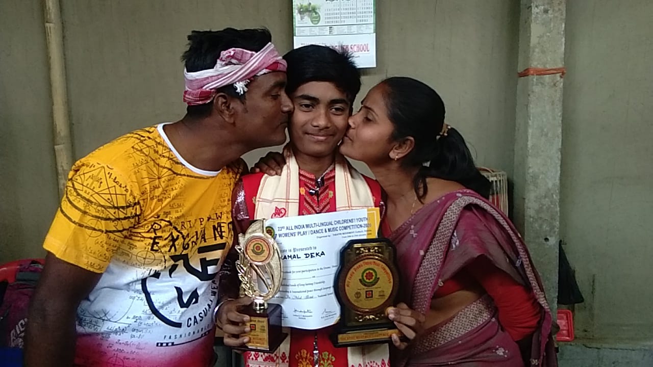 ASSAMESE BOY GOT THIRD POSITION AT URISSA DANCE COMPETITION