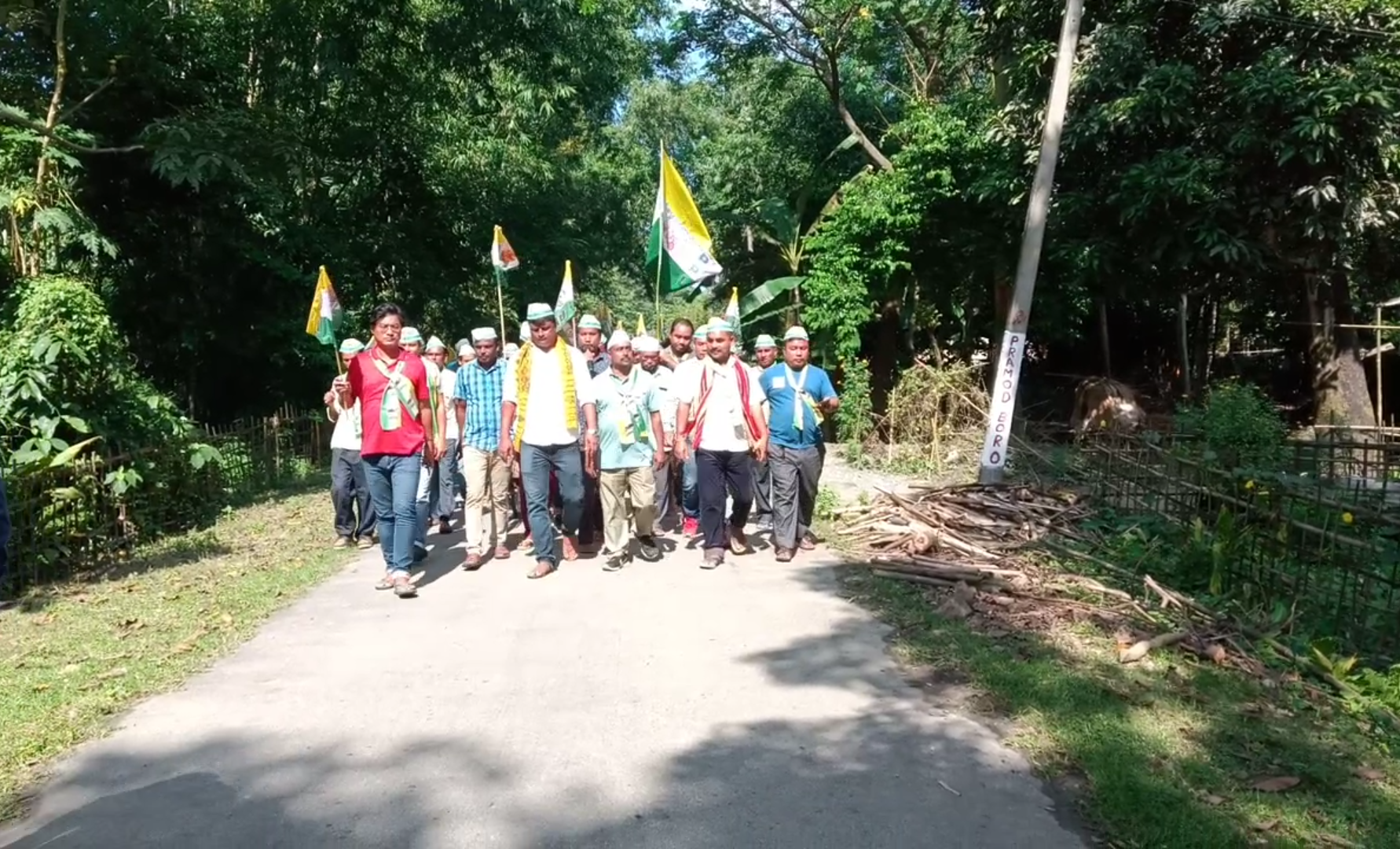 UPPL members road rally At Baksha