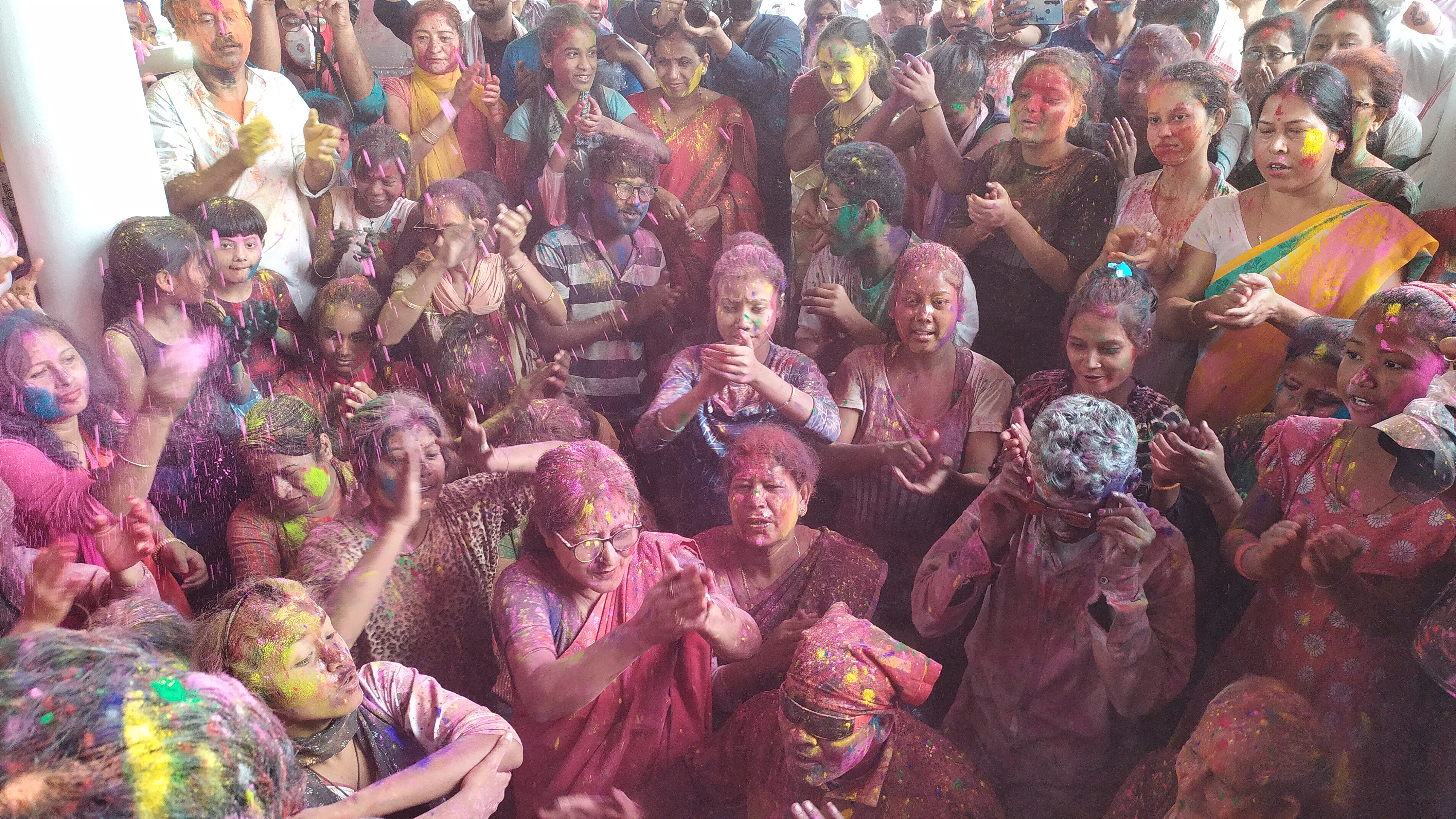 HOLI IN  BARPETA SATRA