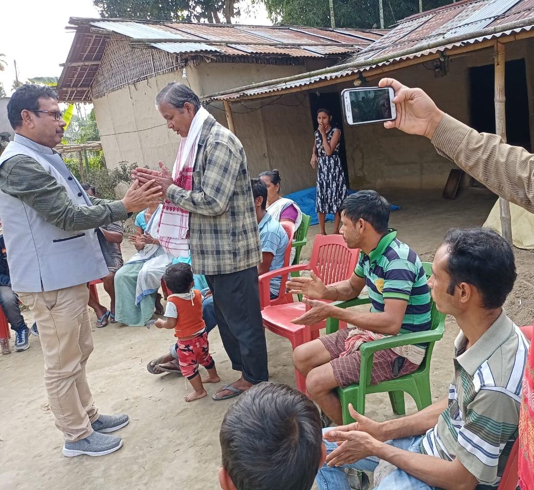 Biswanath District Bihali Cpiml ledar Felicitation in Caa Protesters