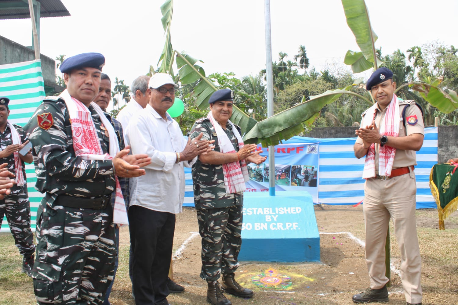 Installation of solar lights in Balipukhuri