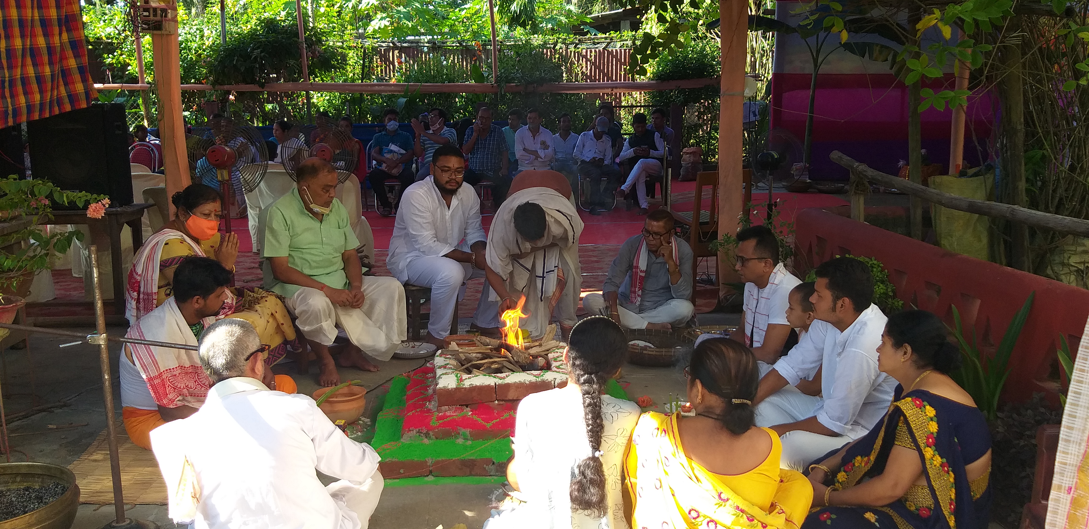 Mohanavami at Minister Ranjit Dutta's house