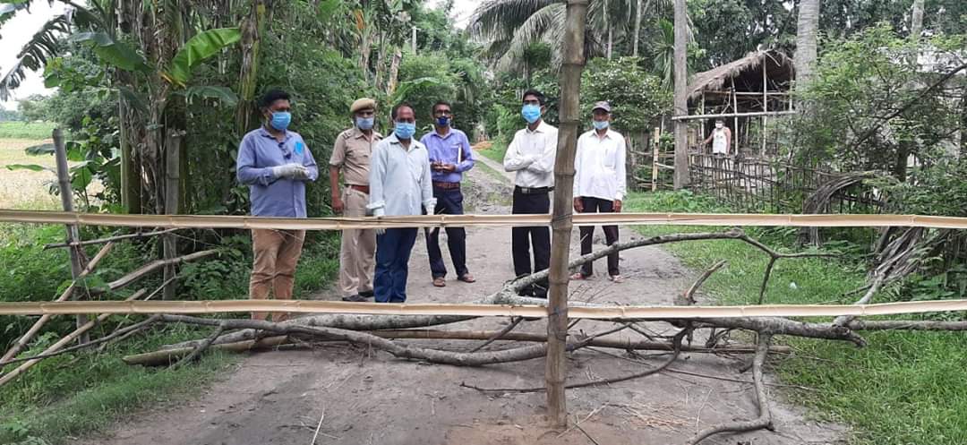 চন্দ্ৰভেটী অঞ্চলক কন্টেইনমেন্ট জ'ন ঘোষণা প্ৰশাসনৰ