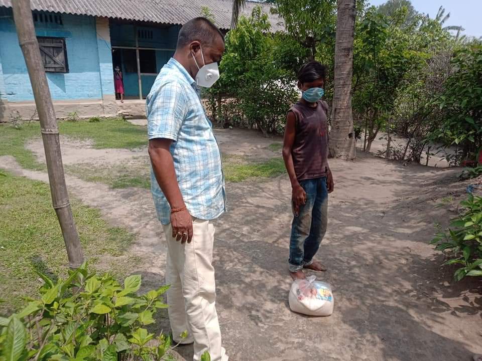 Food item distribution in Biswanath district