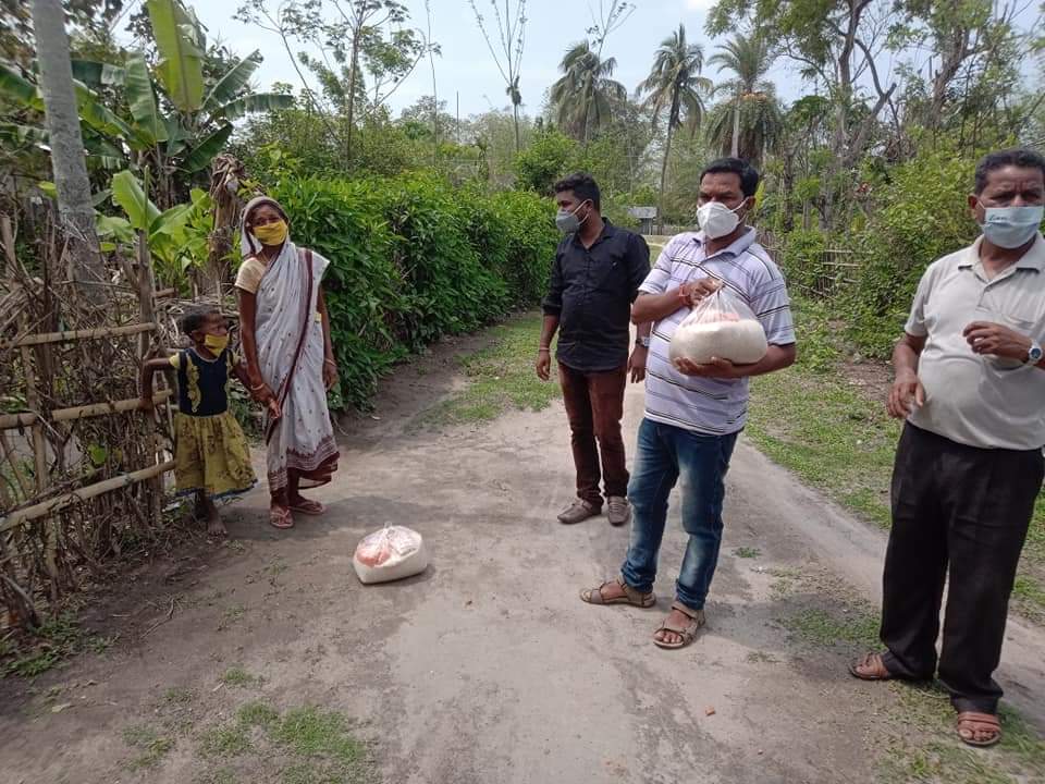 Food item distribution in Biswanath district