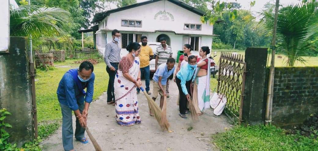 sewa saptah celebrate at biswanath