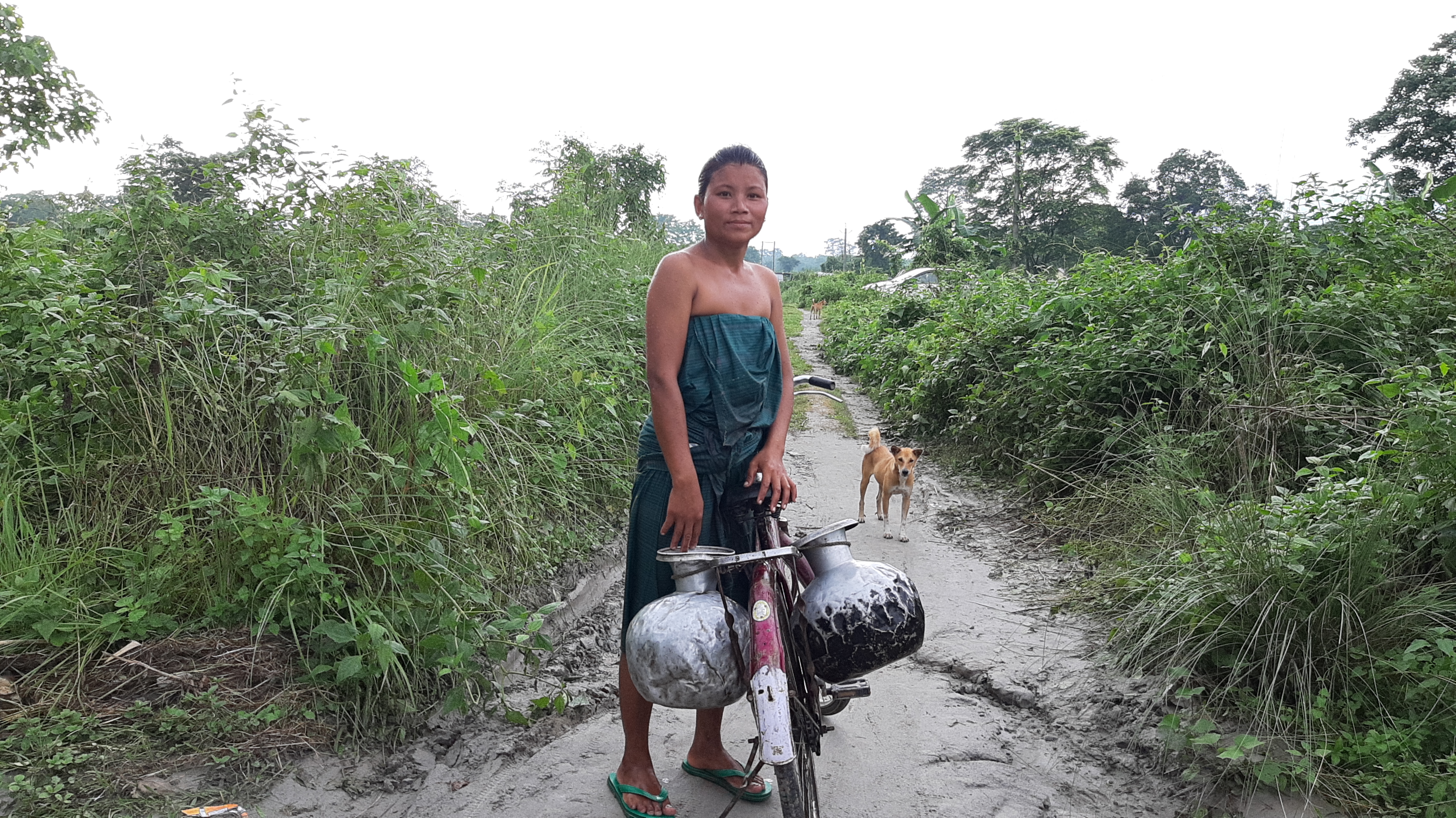 Chirang drinking water collect from river