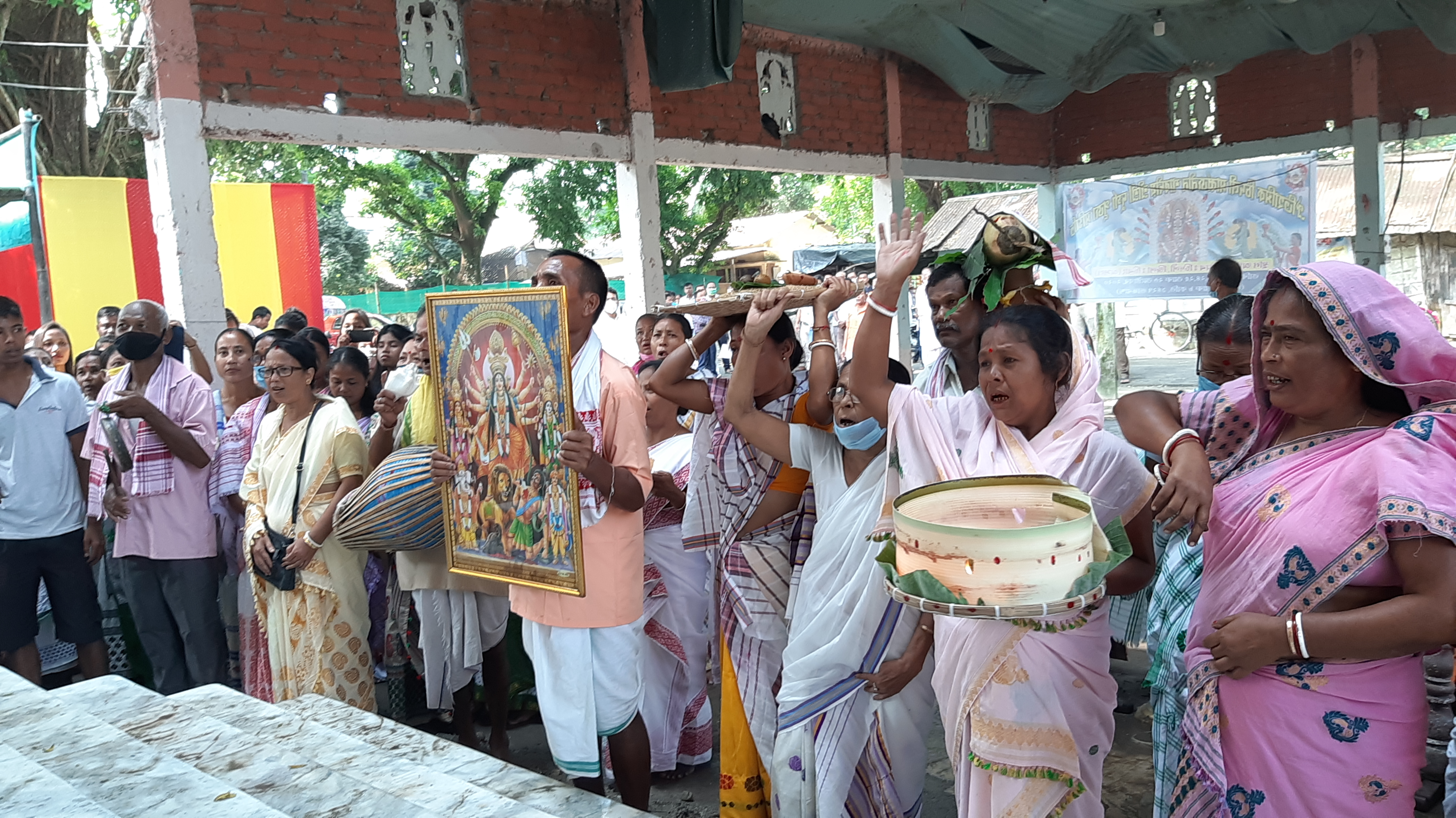 দুৰ্গাপূজাৰ প্ৰাকক্ষণতেই উদ্ধোধন হ’ল দুৰ্গা পূজা