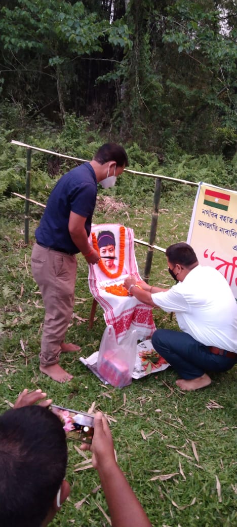 Tribal sangha condolence to Sumila Rahangpi