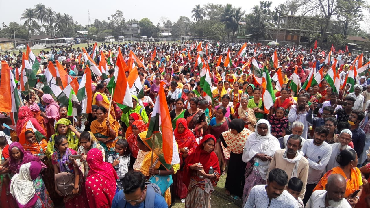 election campaign by bpf at bijni constituency in chirang