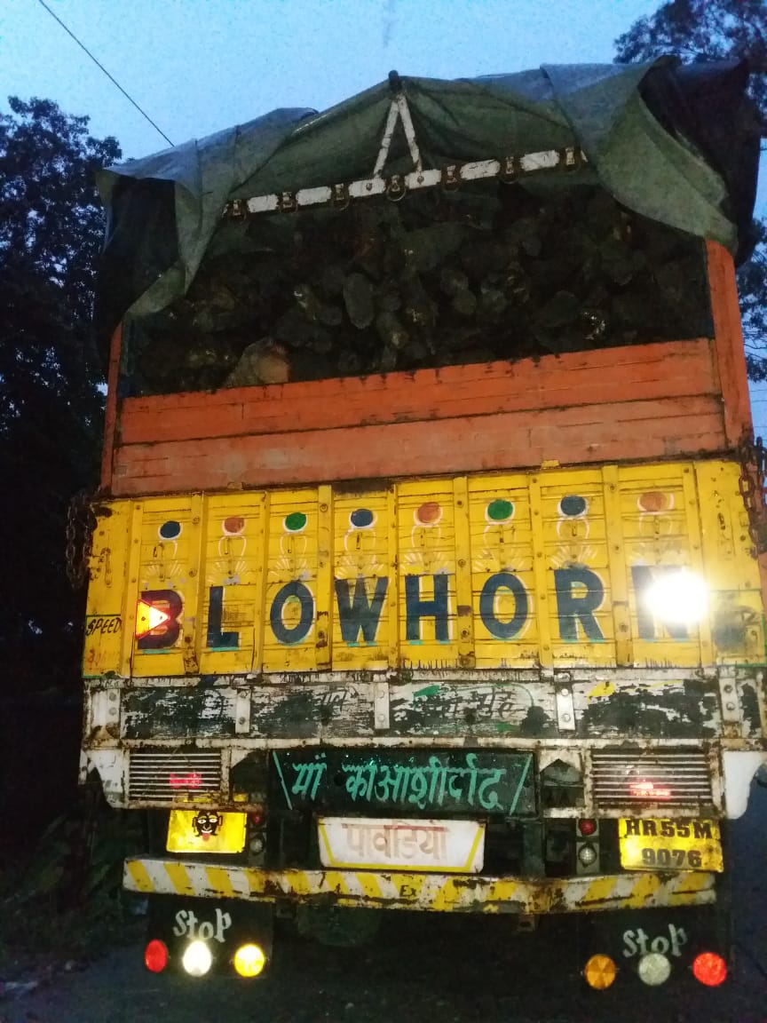 Chirang illegal khoyer truck seized