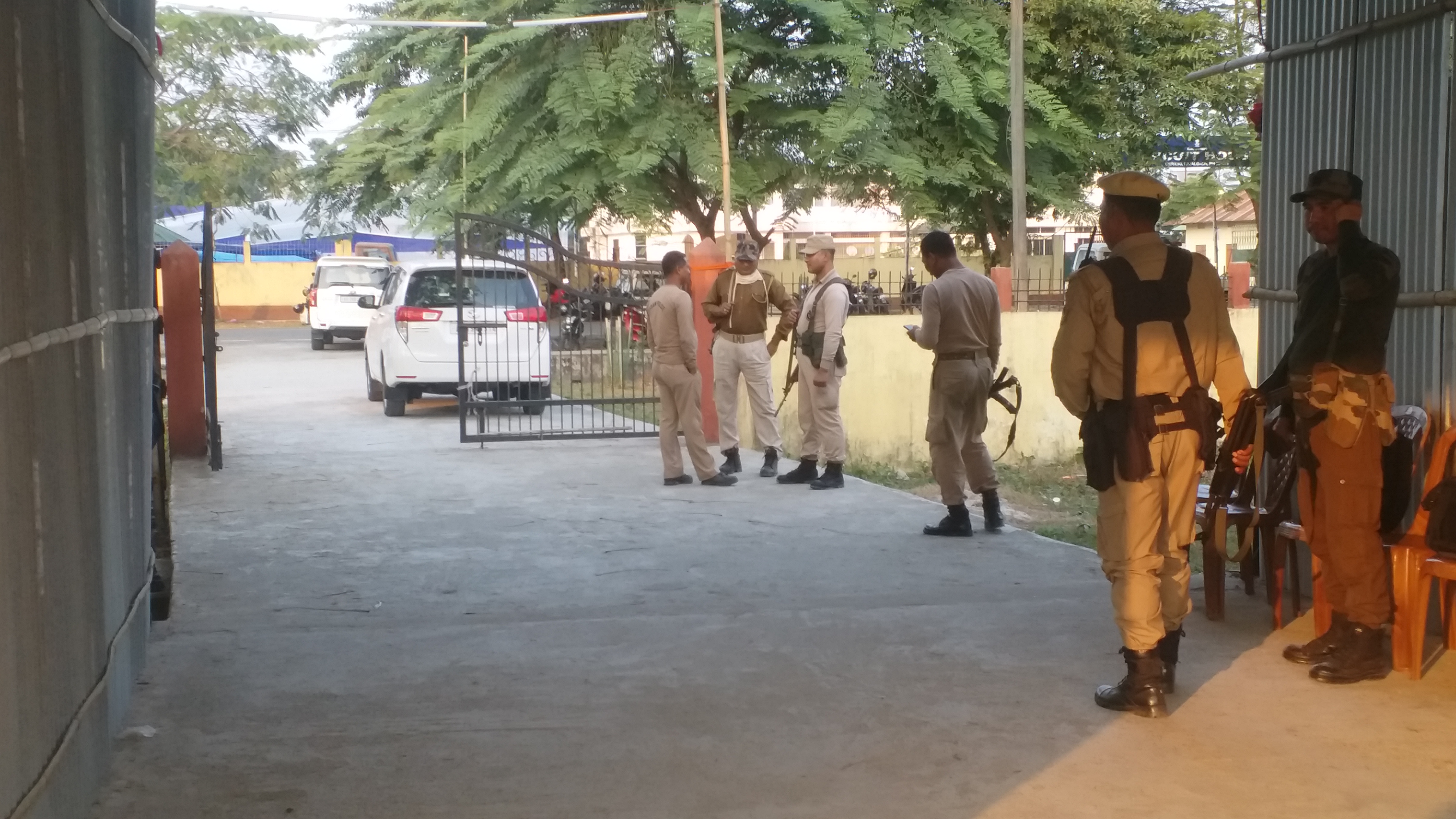 vote counting preparation at chirang