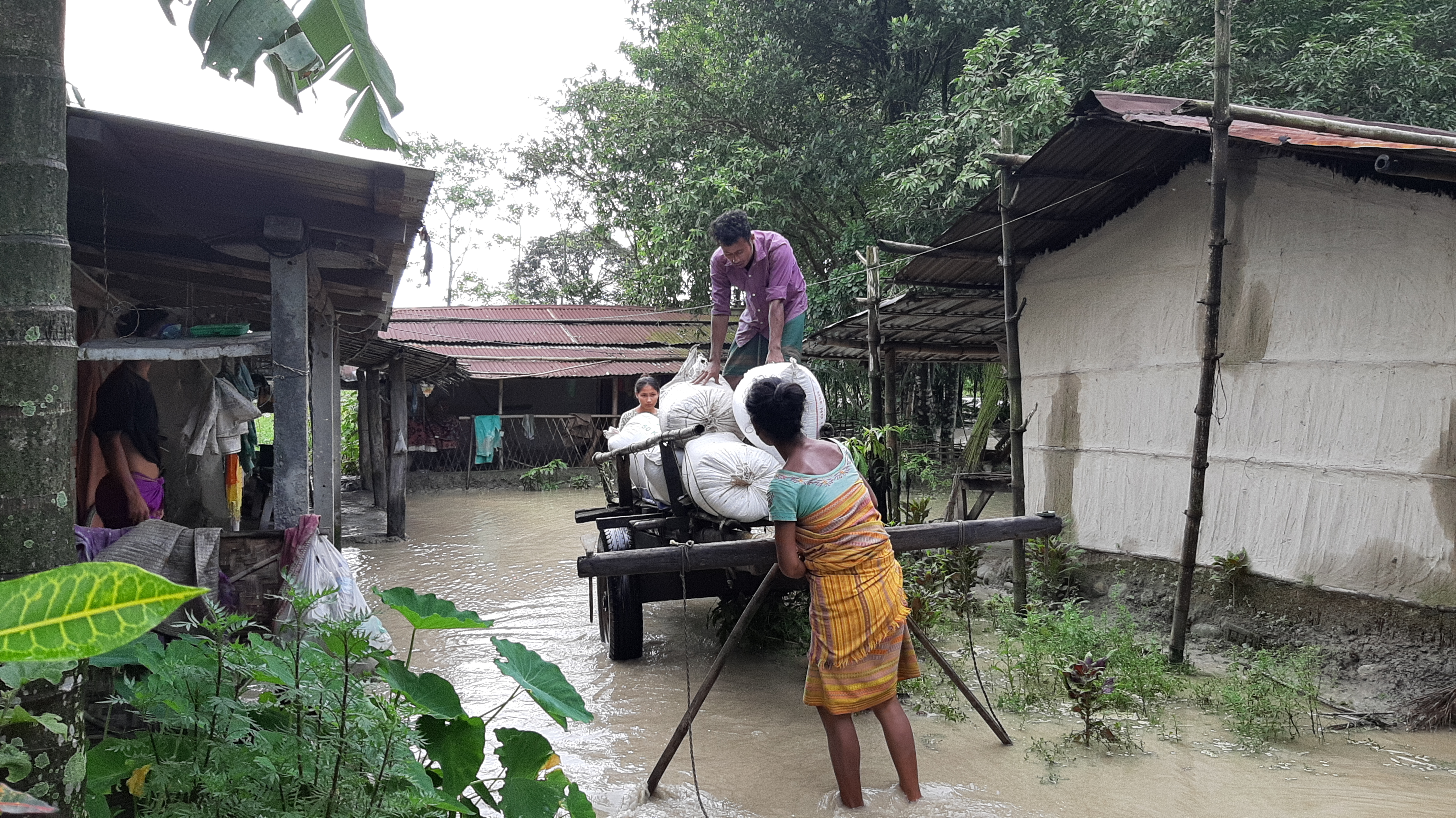 Nijala and other rivers erosion at Chirang