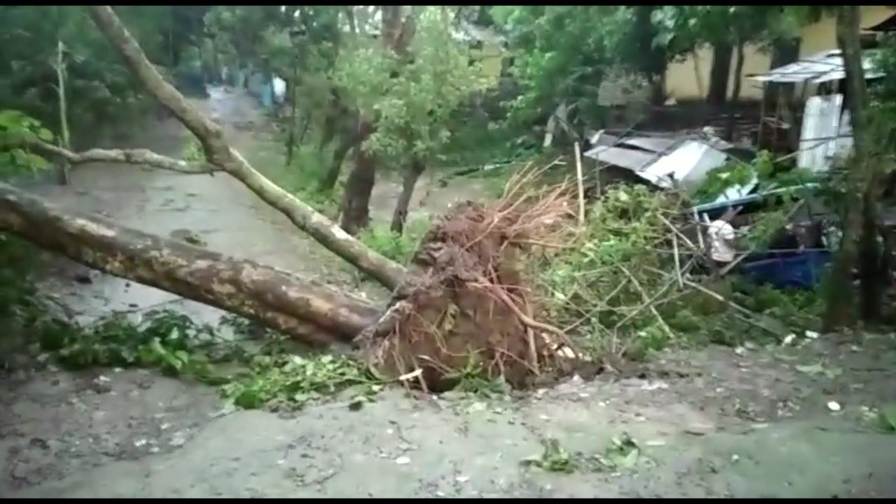 cyclone at Dhubri