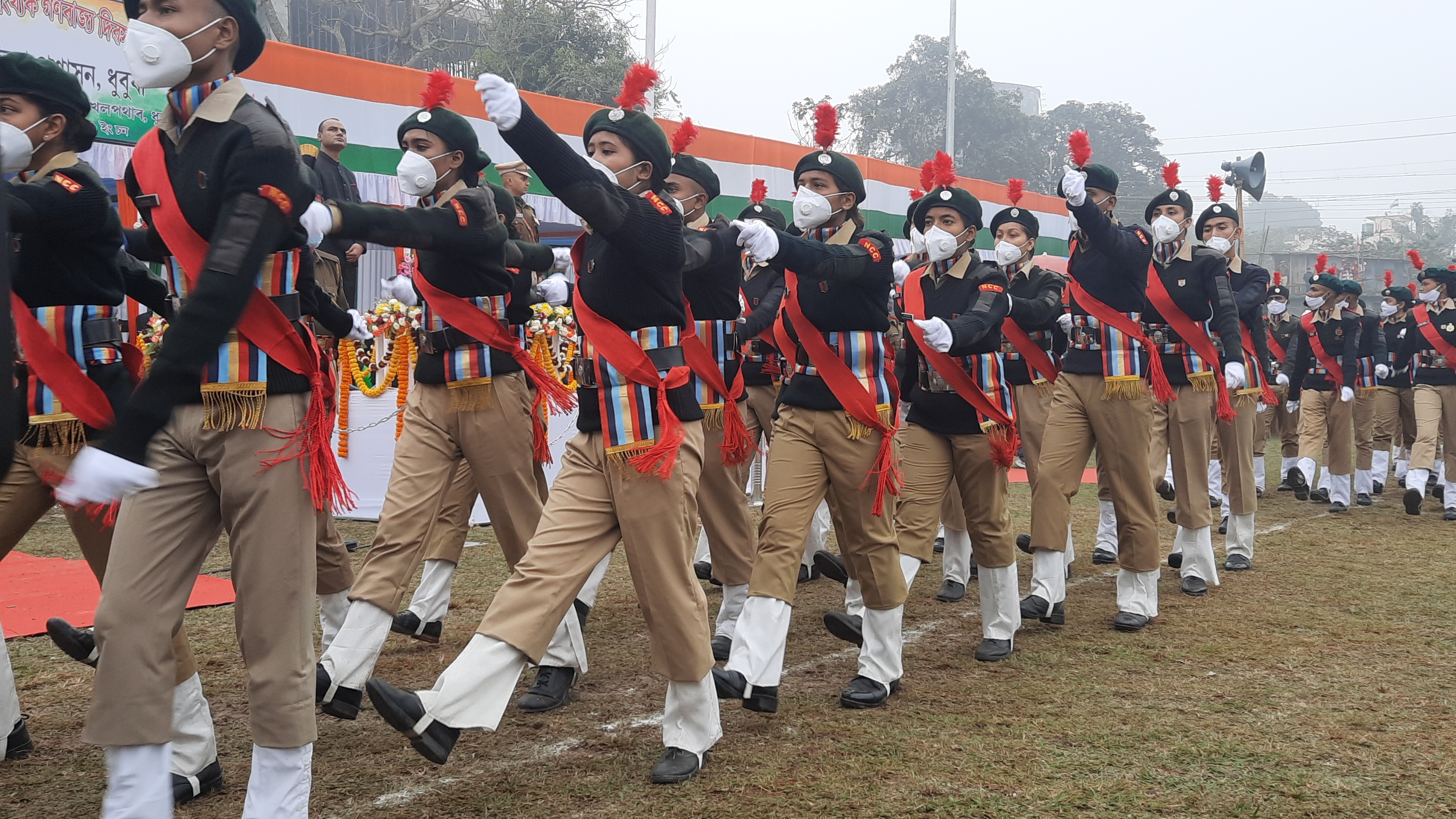 ধুবুৰীত ৭২ সংখ্যক গণৰাজ্য দিৱস পালন