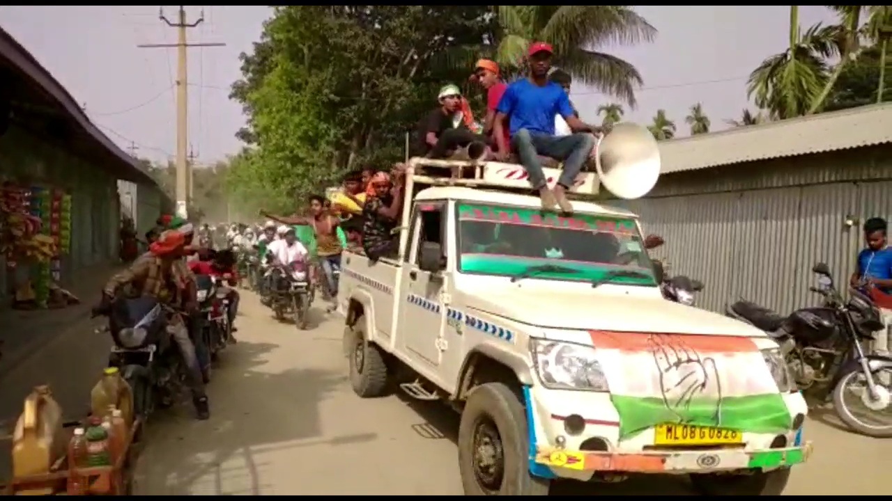 দক্ষিণ শালমাৰাত বাইক ৰেলীৰে নিৰ্বাচনী প্ৰচাৰ ৱাজেদ আলী চৌধুৰীৰ