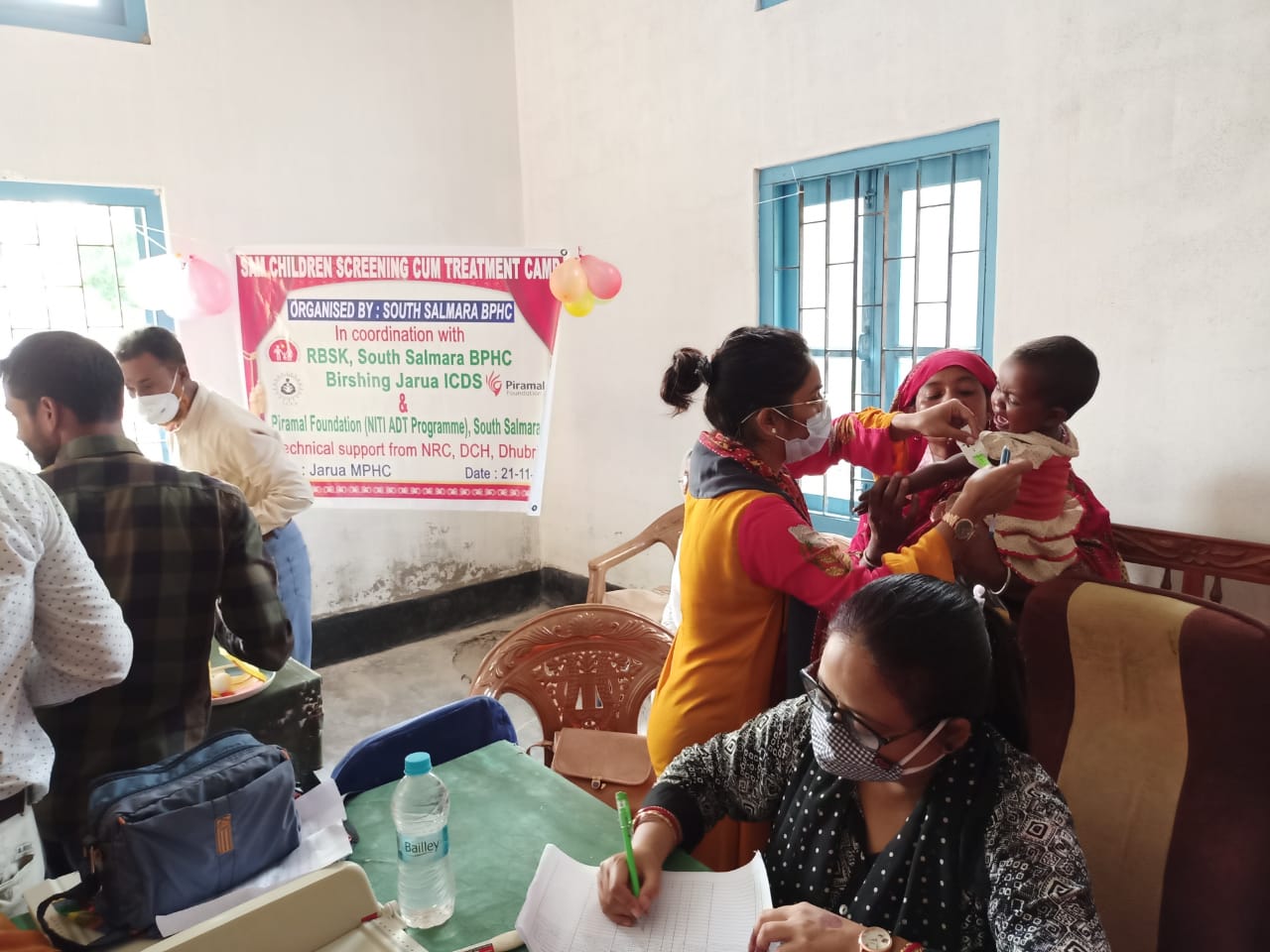 child health camp at dhuburi