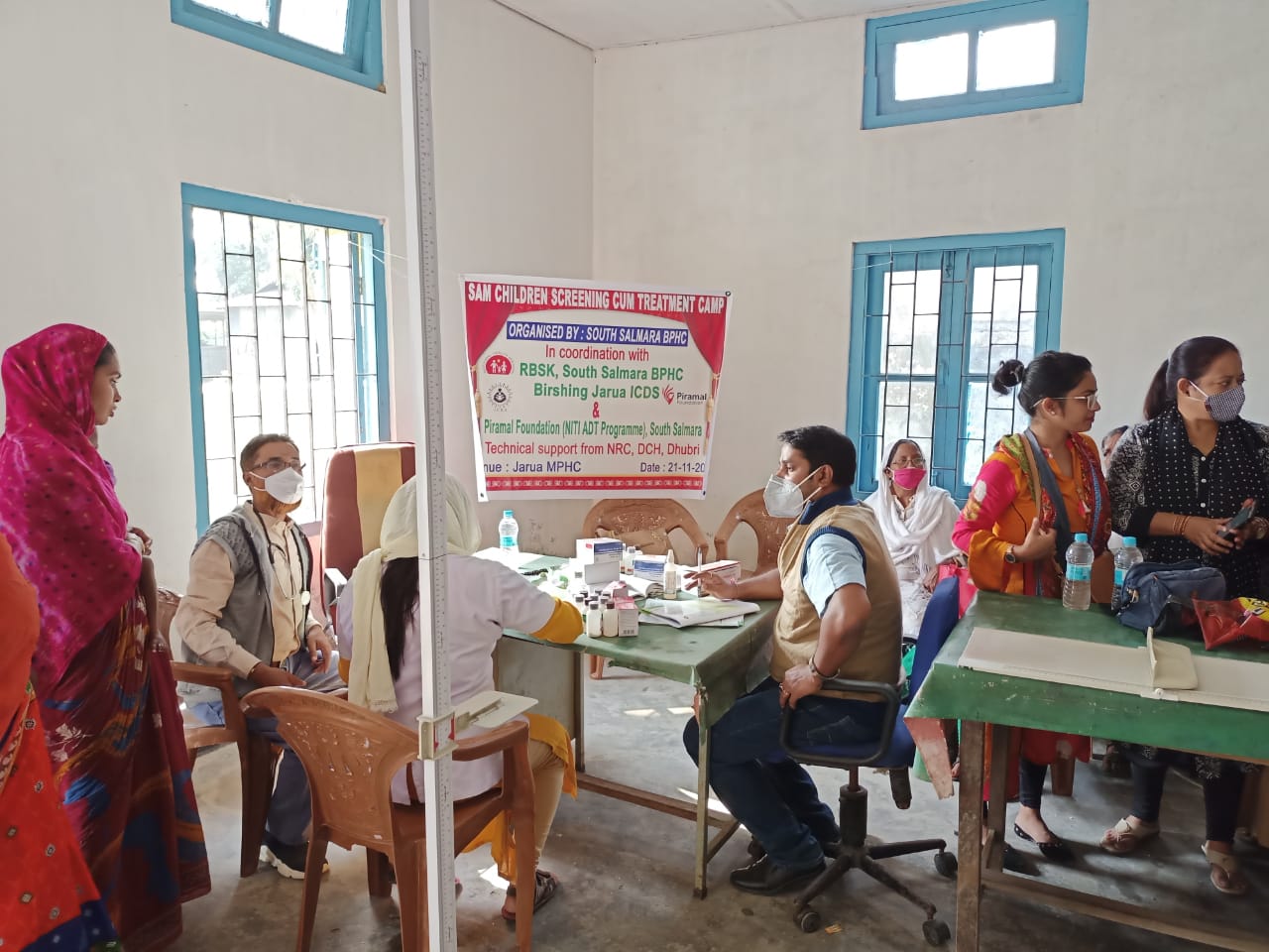 child health camp at dhuburi