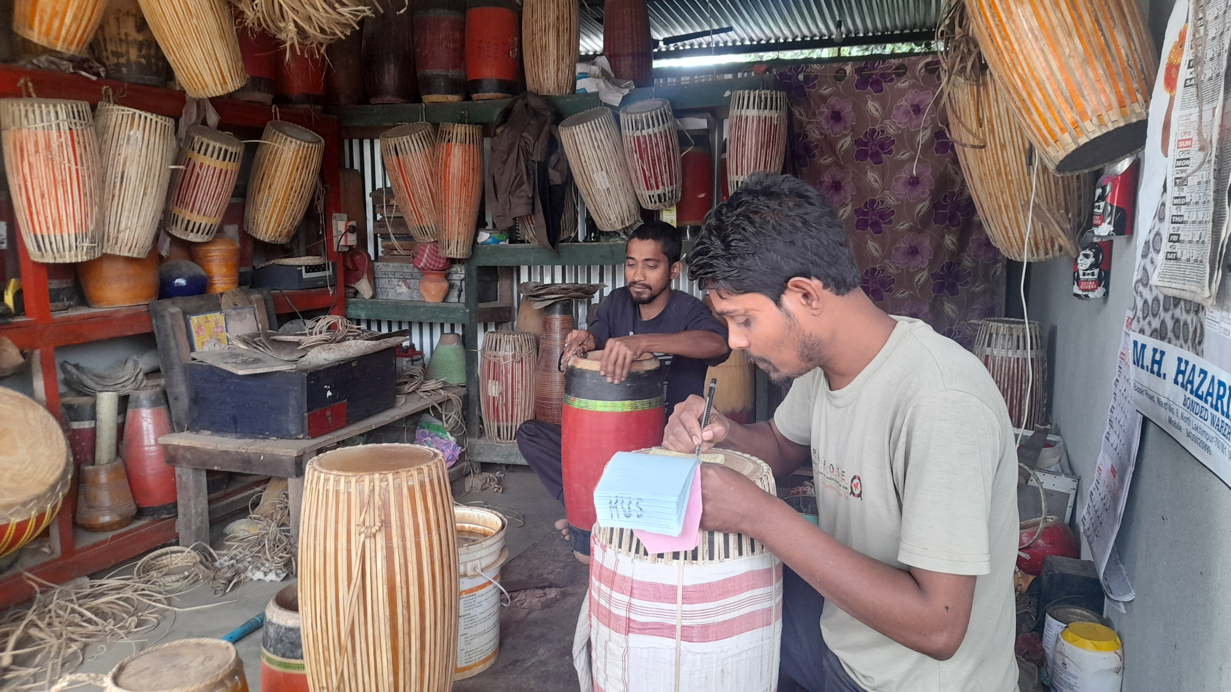 Bihu preparation in Assam