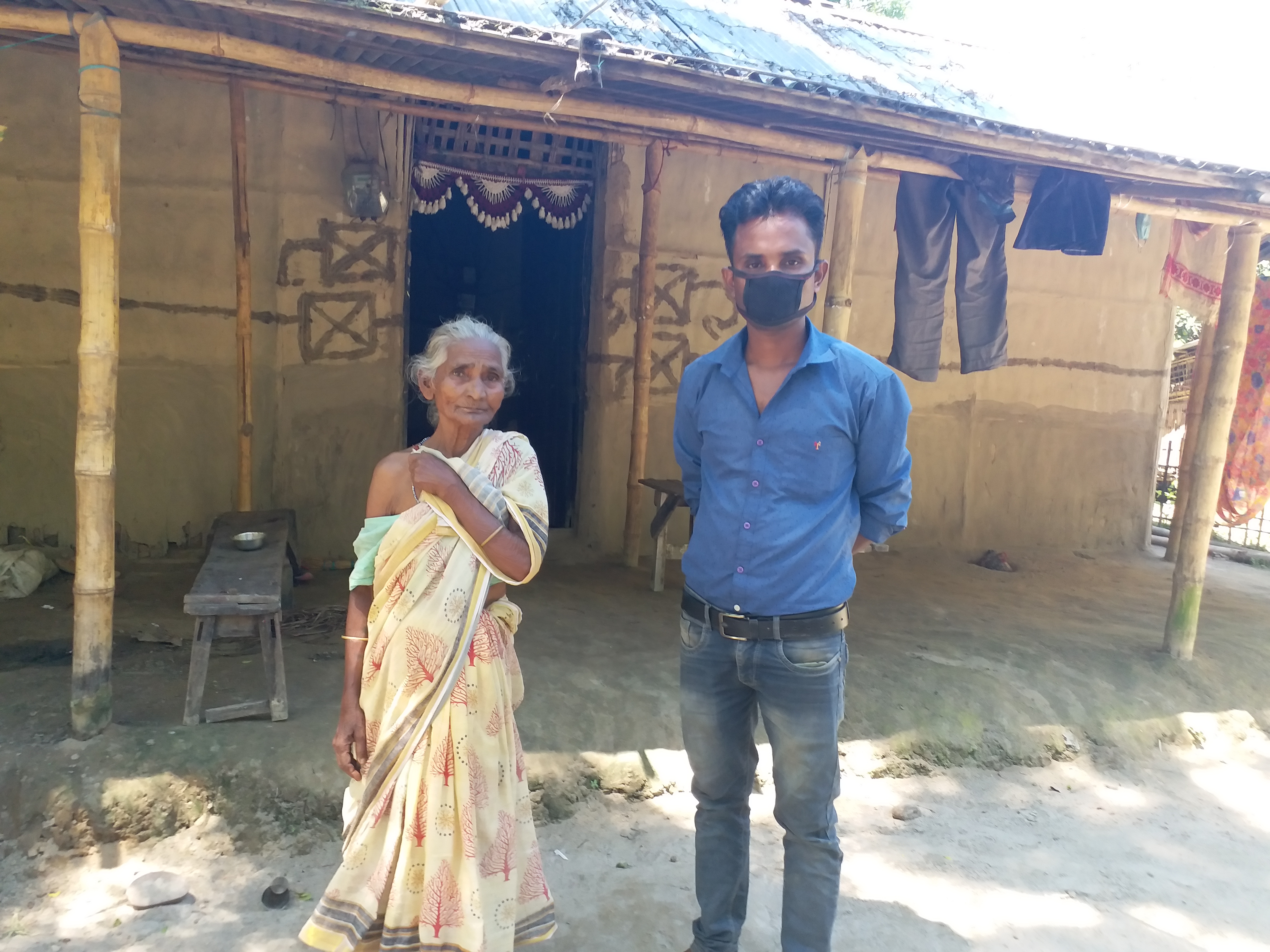 Story of a poor old woman of Dhemaji