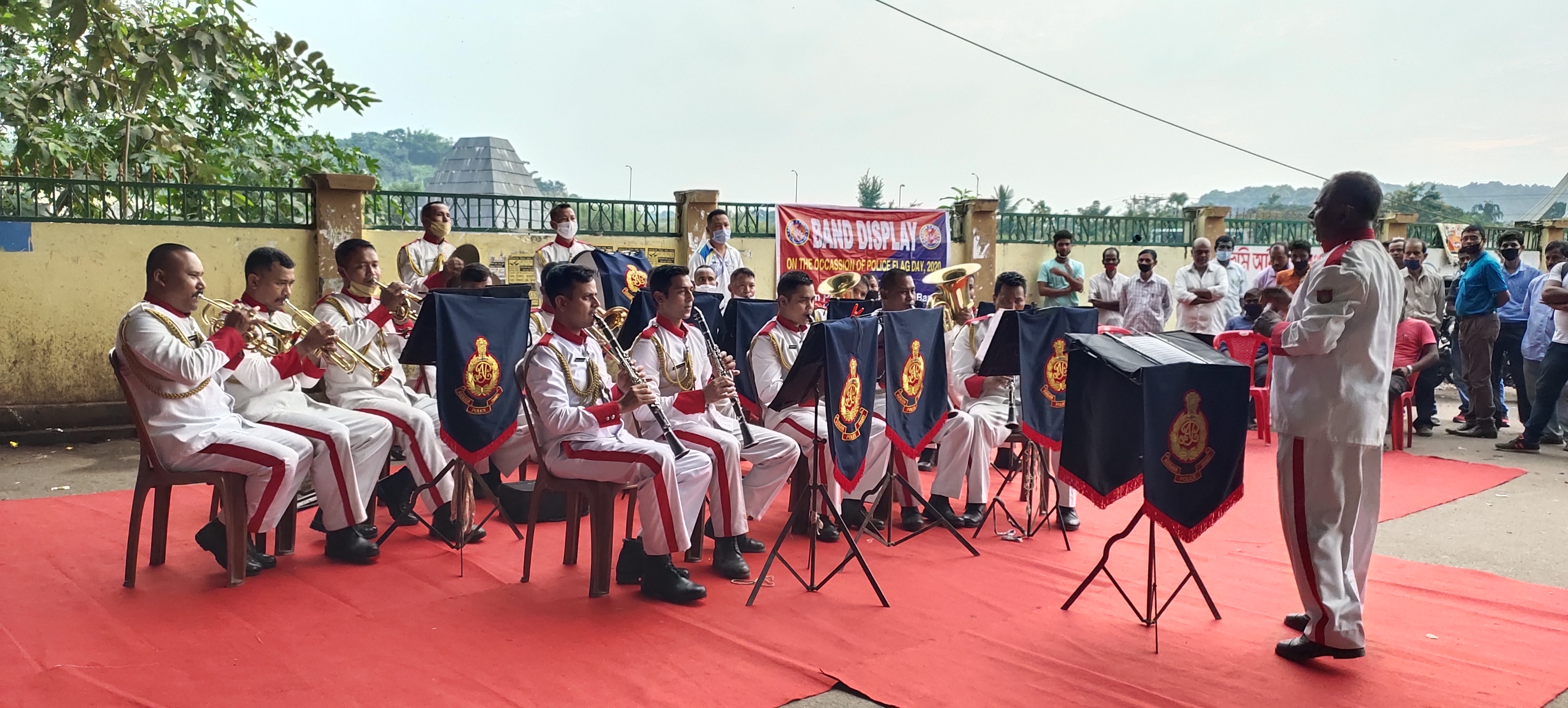 assam police music program at jalukbari