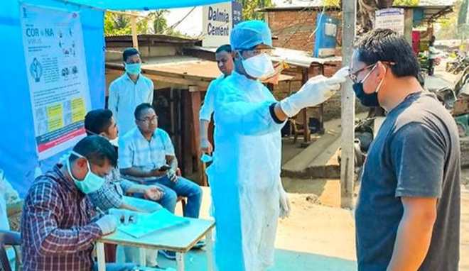 বিগত ২৪ ঘণ্টাত অসমত নতুনকৈ ৮৭৬ গৰাকী লোক কৰ'ণাত আক্ৰান্ত