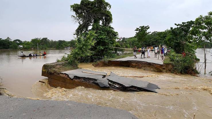 Flood devastated Assam