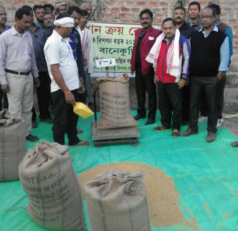 The target of purchasing one million metric tons of paddy in Assam is far away