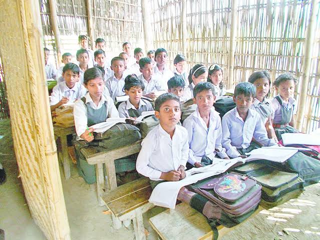 Very poor infrastructure of schools in Assam