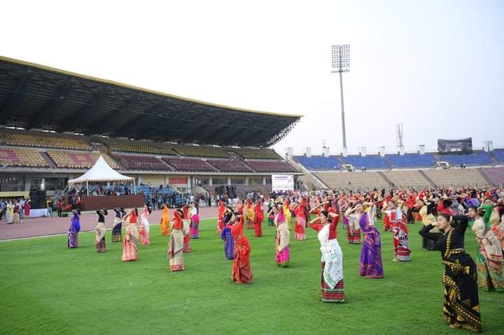 World Record with Bihu dance