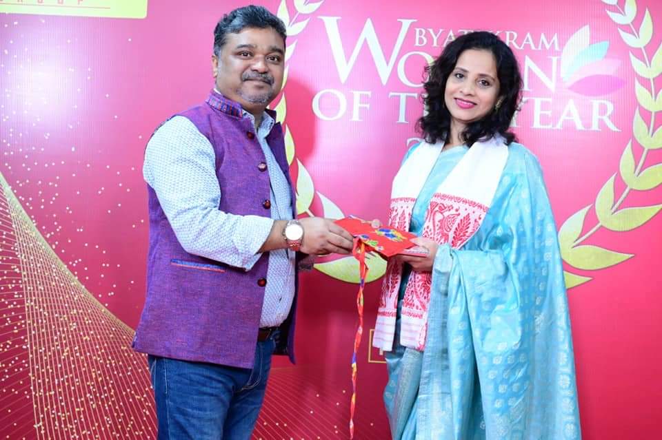 Jasmine Hussain of Guwahati has been honored as the best woman of the year