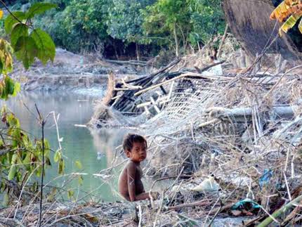 2500 villages in assam have been destroyed by erosion