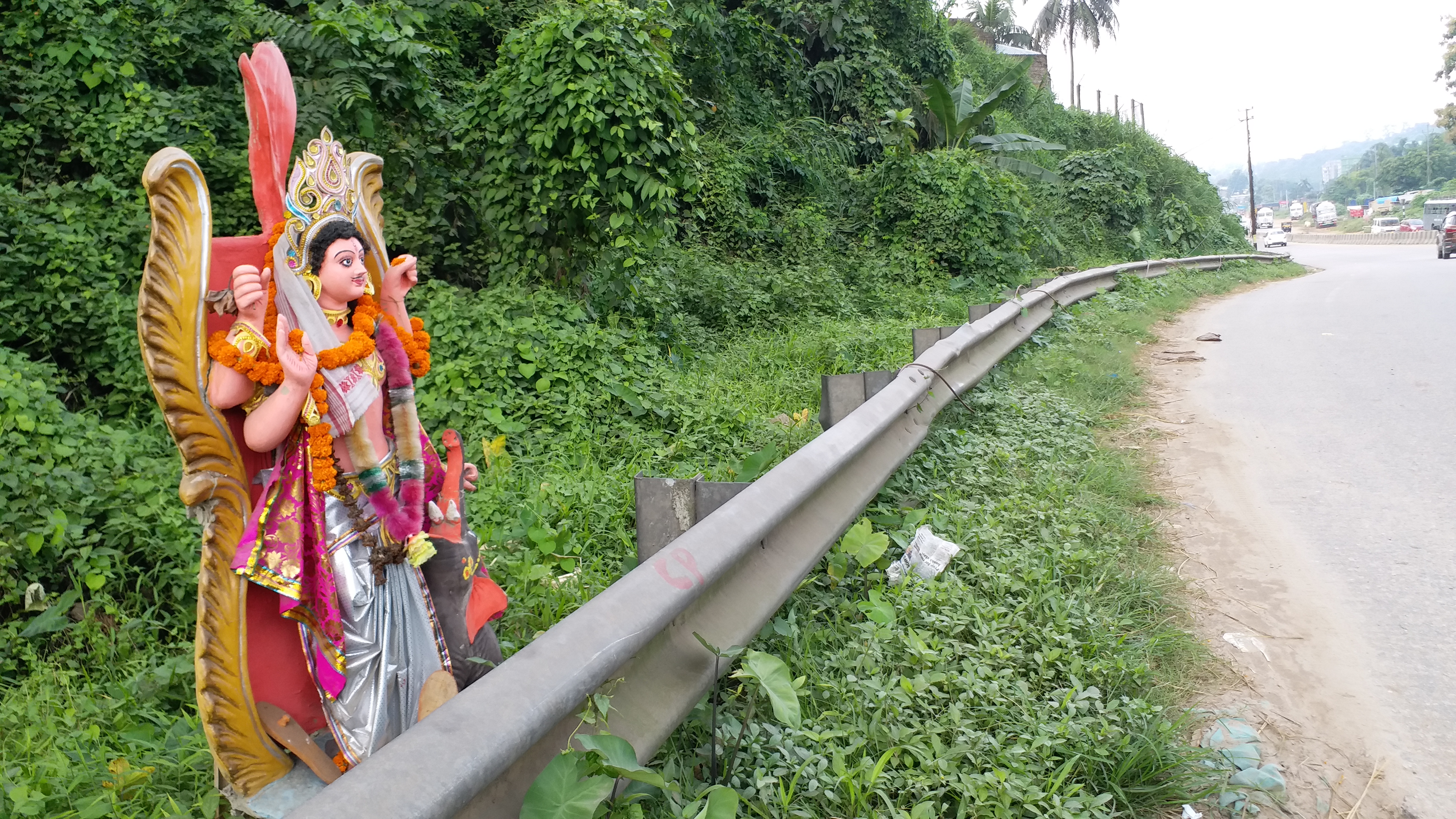 after puja biswakarma idol