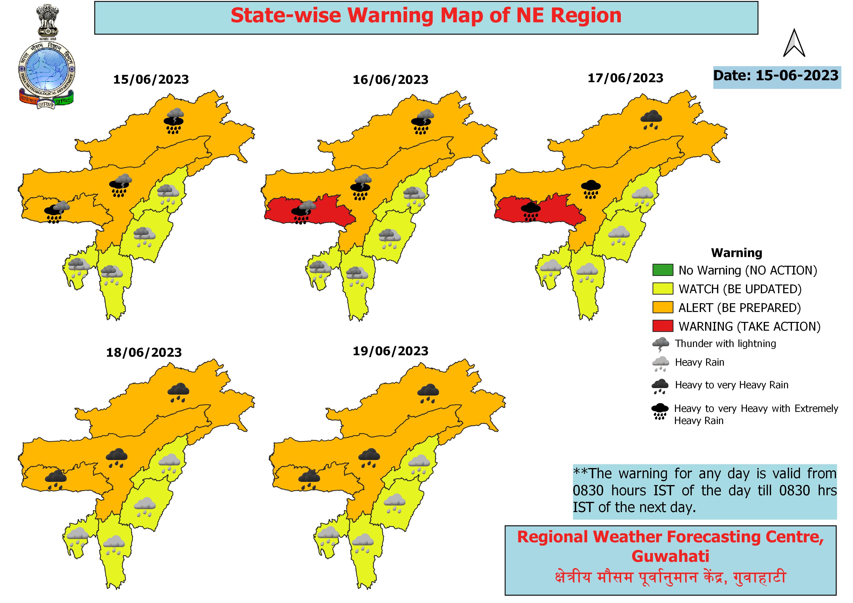 Assam weather report