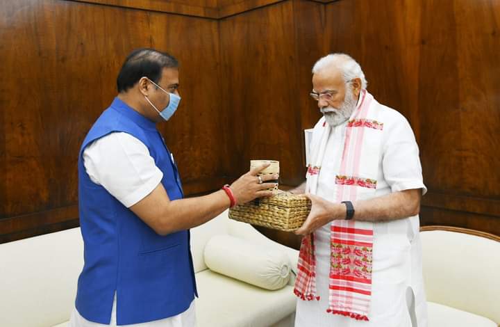 assam cm himanta biswa meets pm modi