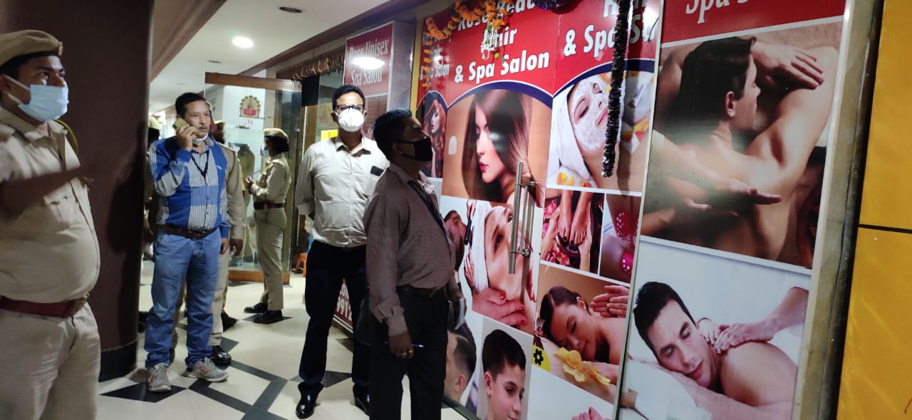 Gmc drive against illegal spa and beauty parlour