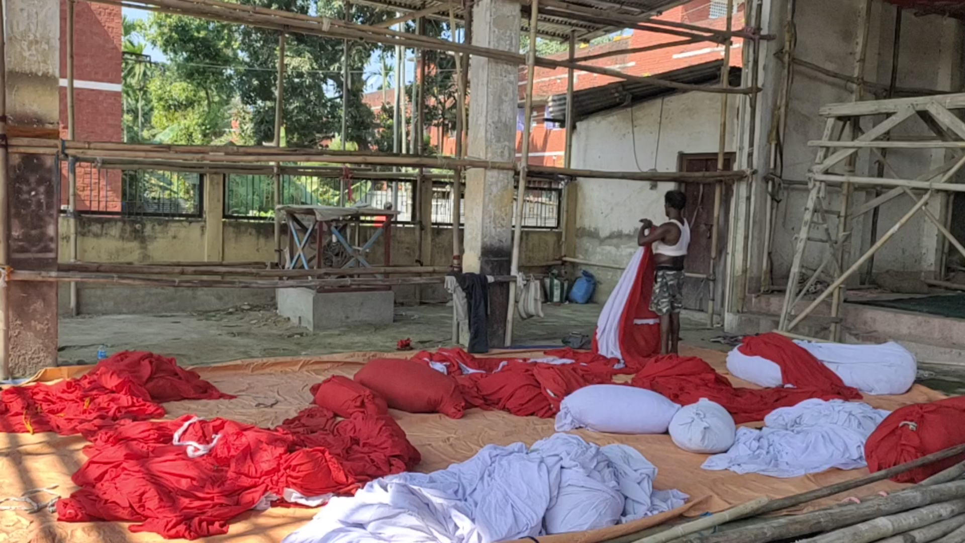 puja preparation story at  guwahati