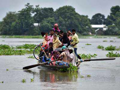 Seven districts of Assam affected by flood