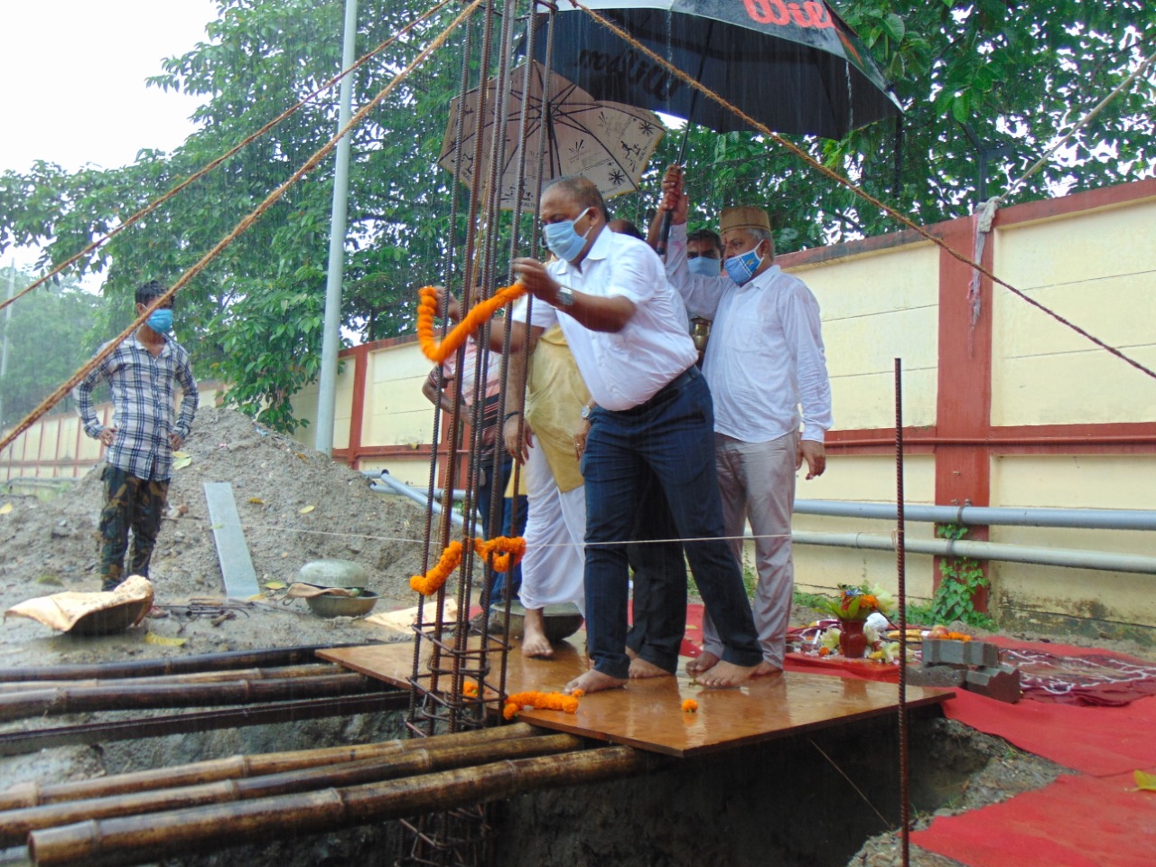 GYMNASIUM INGRATIATION  AT BARSHAPARA STADIUM