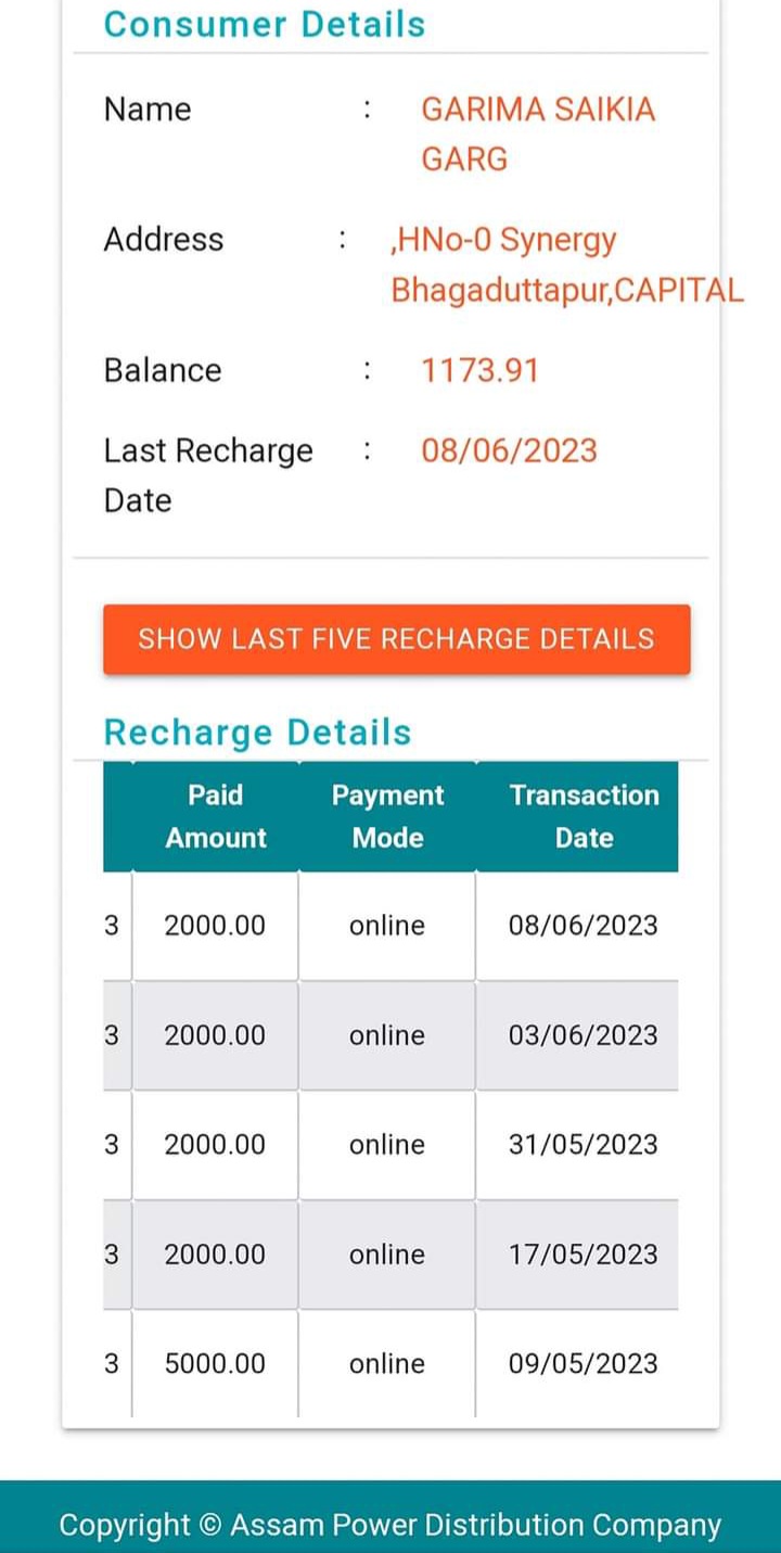 Electricity tariff hike