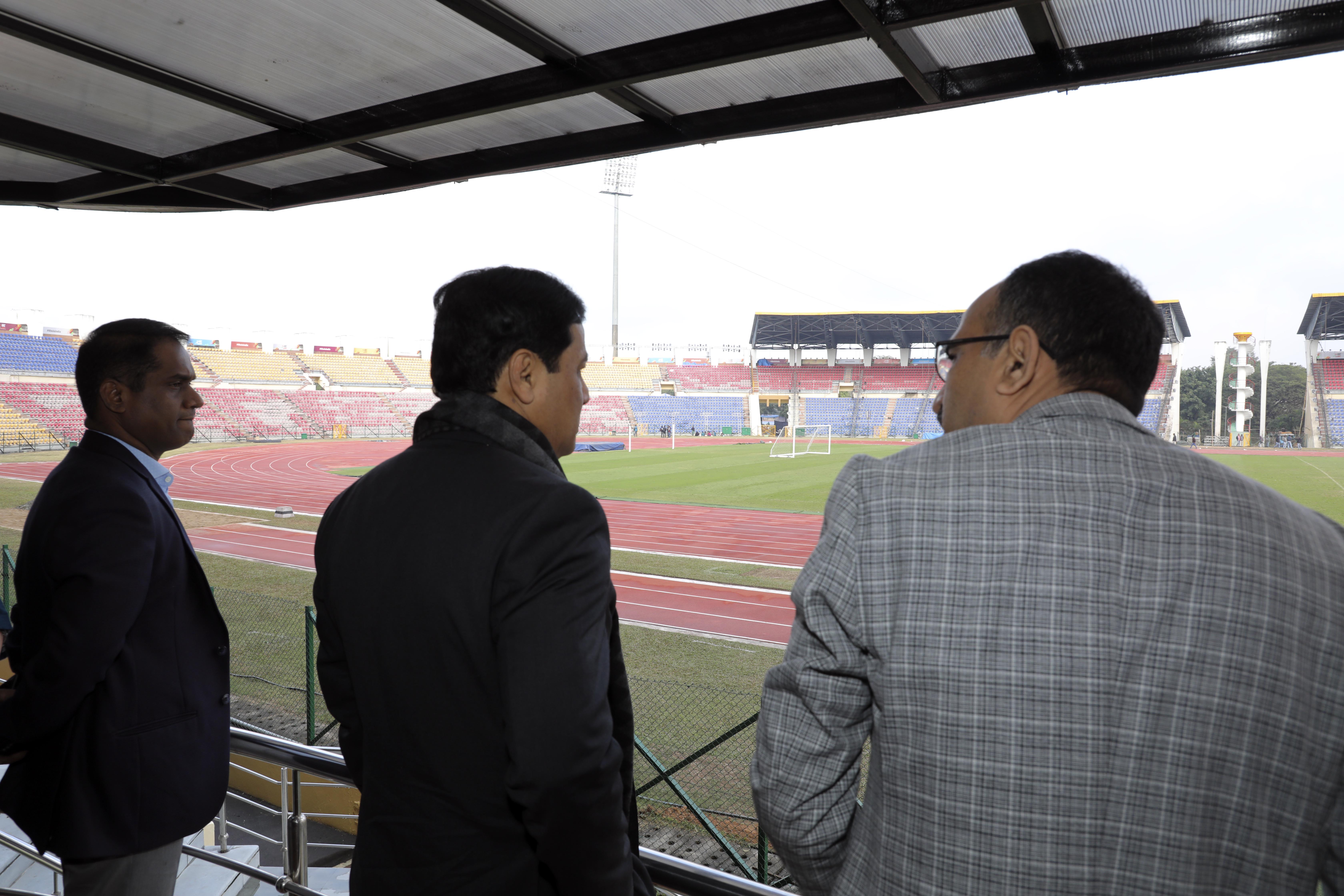 CM VISIT BORASHAPARA STADIUM