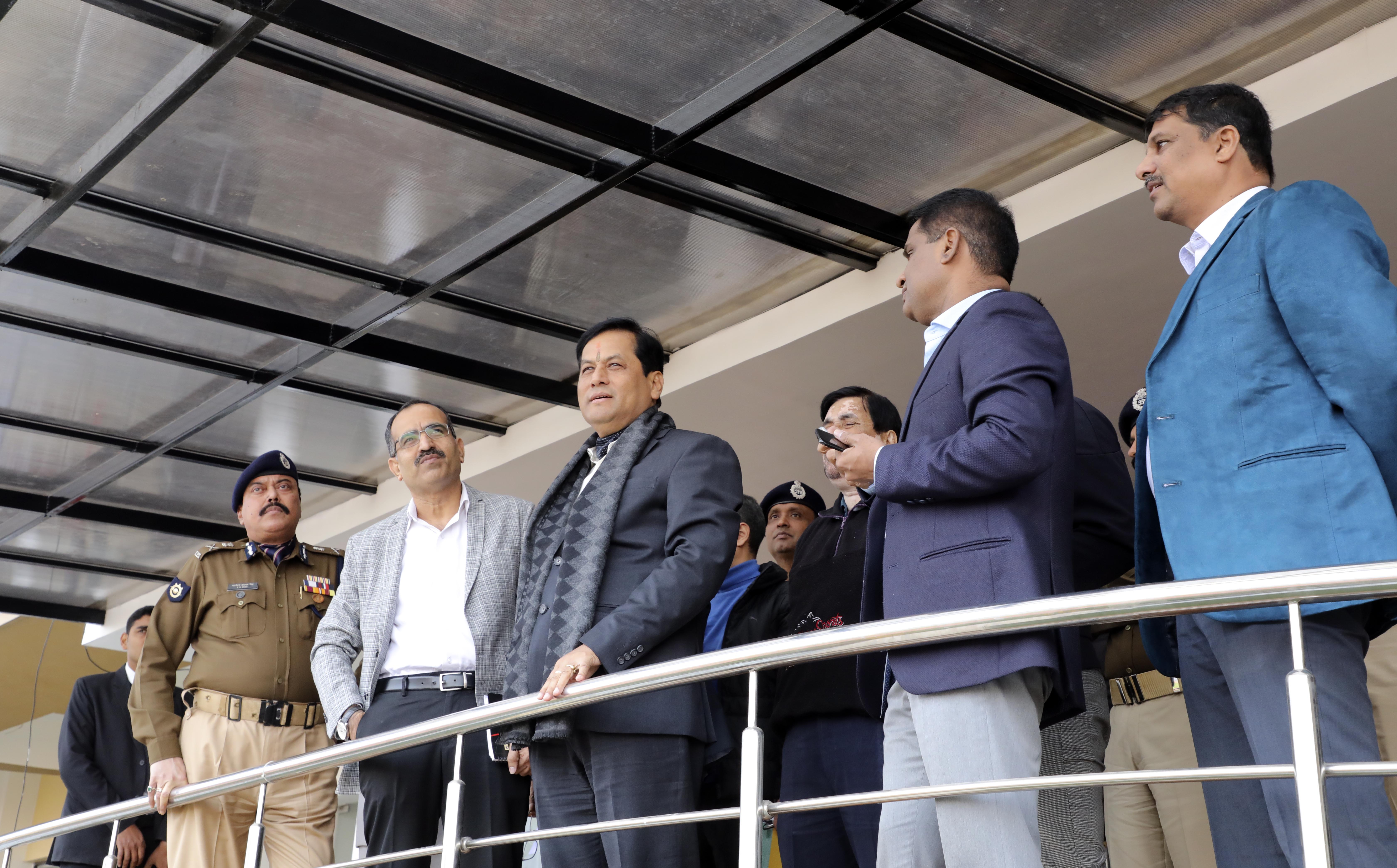 CM VISIT BORASHAPARA STADIUM